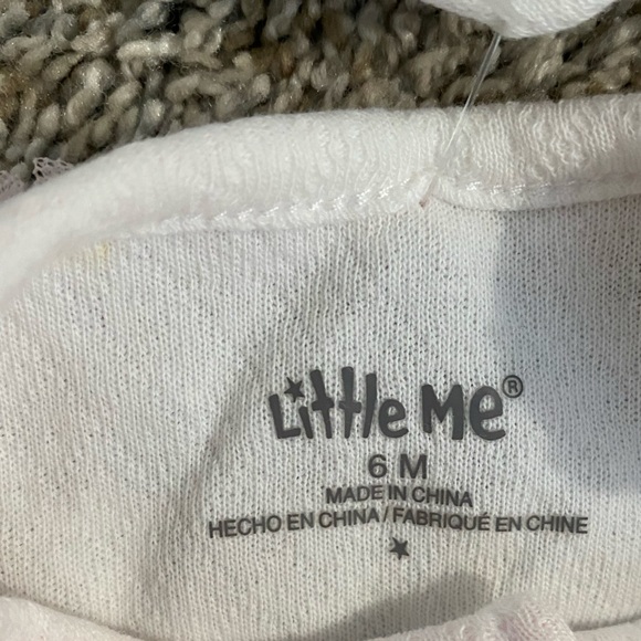 Accepting offers- Little Me 6 month onesie- NWOT - Picture 3 of 5